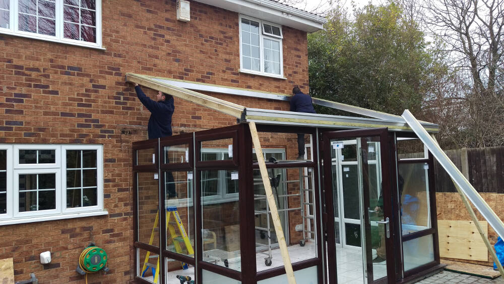 A transformation from a classic "leanto" conservatory with
