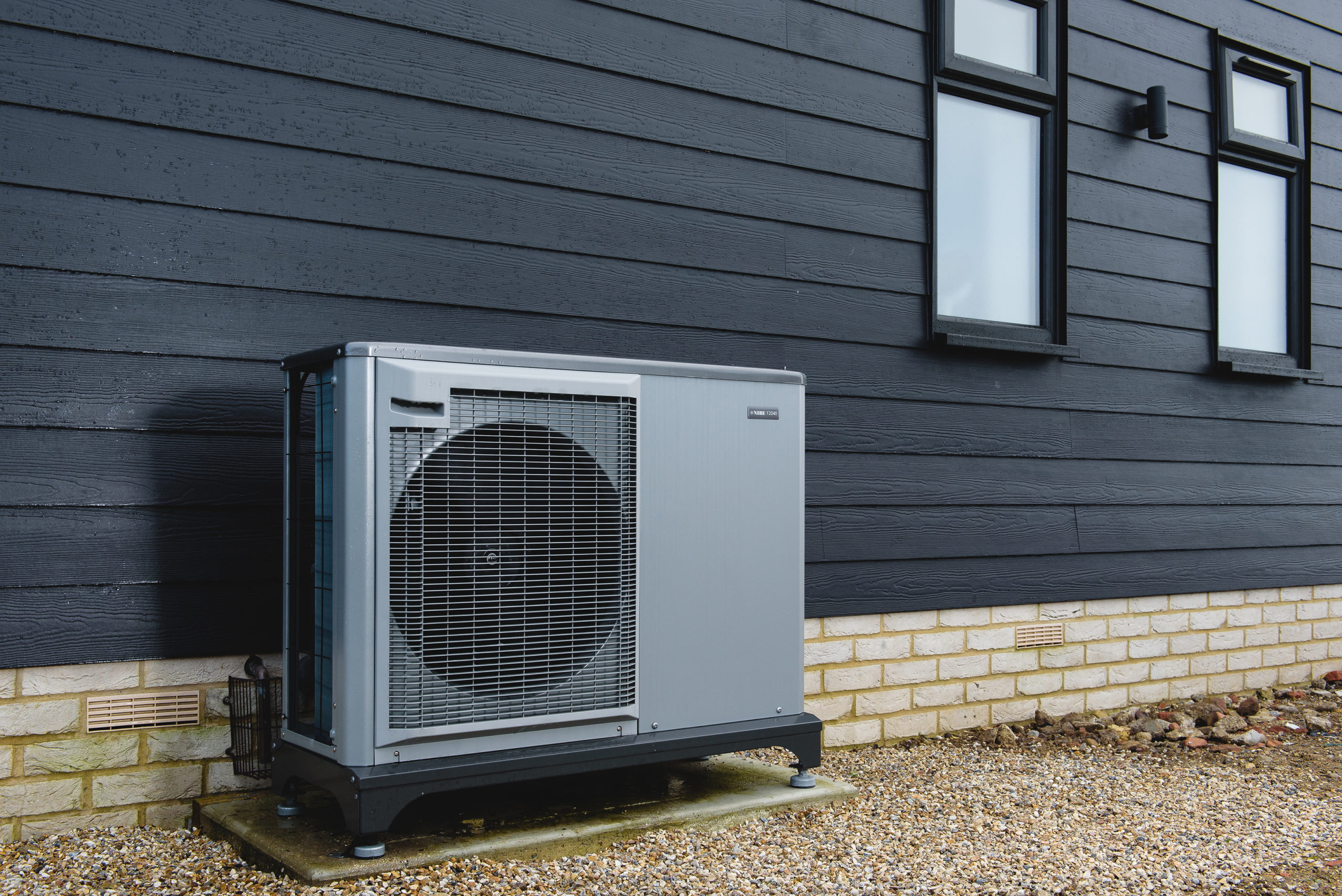 what size air source heat pump